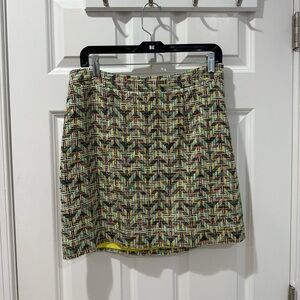 Kate Spade Multicolor Patterned Mini Skirt